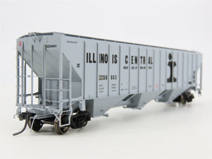 HO Scale Tangent 10049-01 IC Illinois Central 3 Bay Covered Hopper CC56863