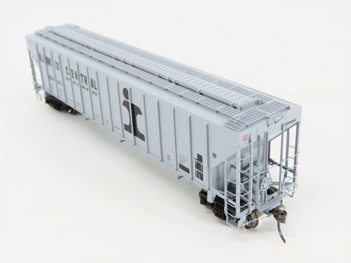 HO Scale Tangent 10049-01 IC Illinois Central 3 Bay Covered Hopper CC56863
