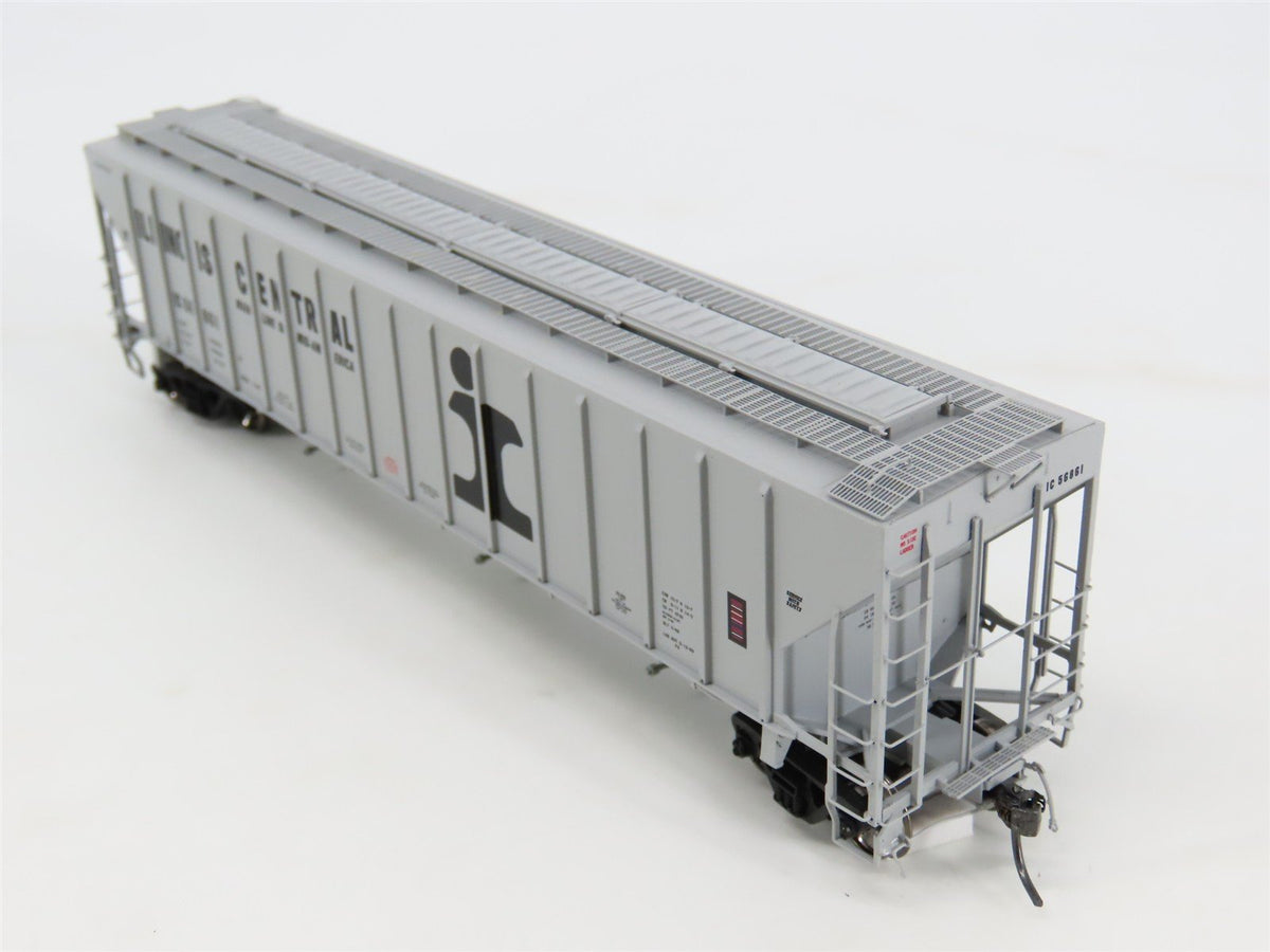 HO Scale Tangent 10032-07 IC Illinois Central 3 Bay Covered Hopper #56861