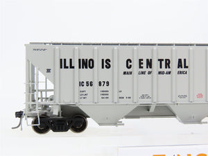 HO Scale Tangent 10032-09 IC Illinois Central 3 Bay Covered Hopper #56879