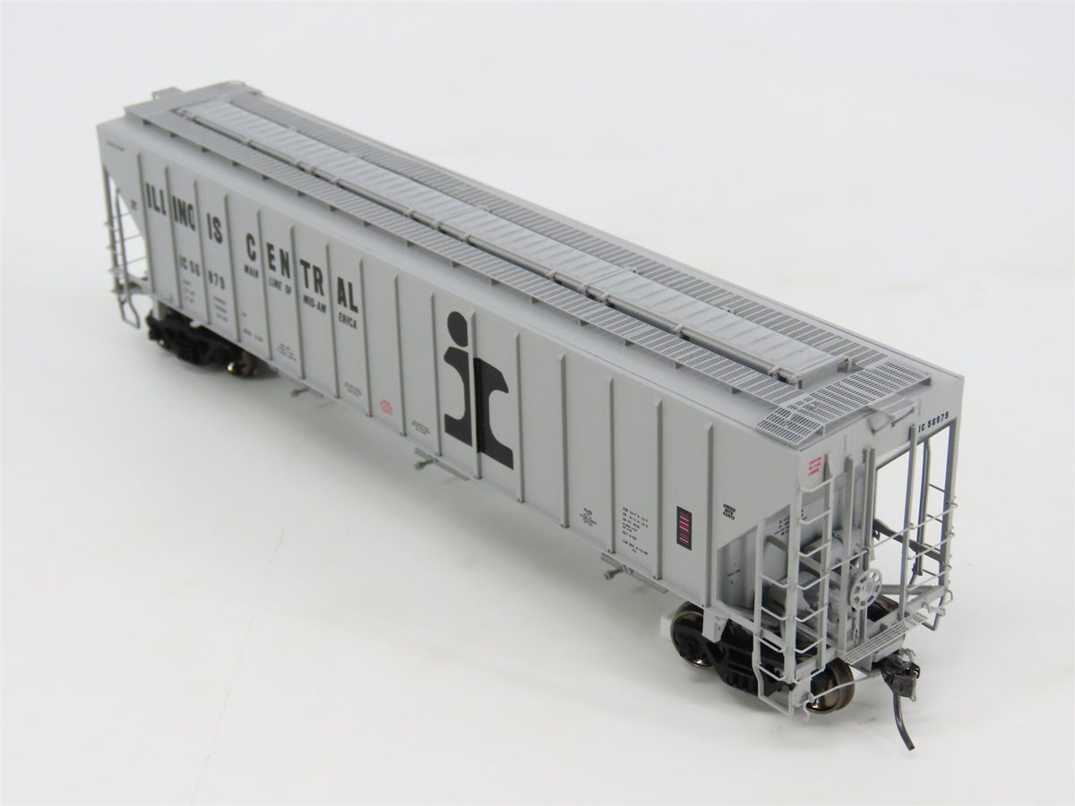 HO Scale Tangent 10032-09 IC Illinois Central 3 Bay Covered Hopper #56879