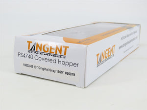HO Scale Tangent 10032-09 IC Illinois Central 3 Bay Covered Hopper #56879