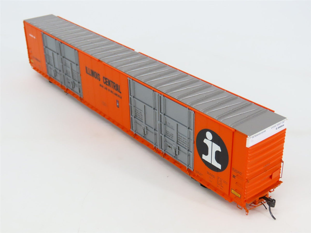 HO Scale Tangent 25519-04 IC Illinois Central 86&#39; Quad Plug Door Box Car 680044