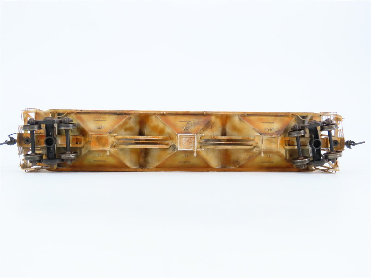 HO Tangent 10011-04 UP Union Pacific 3 Bay Covered Hopper 71283 Custom Weathered