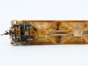 HO Tangent 10011-04 UP Union Pacific 3 Bay Covered Hopper 71283 Custom Weathered