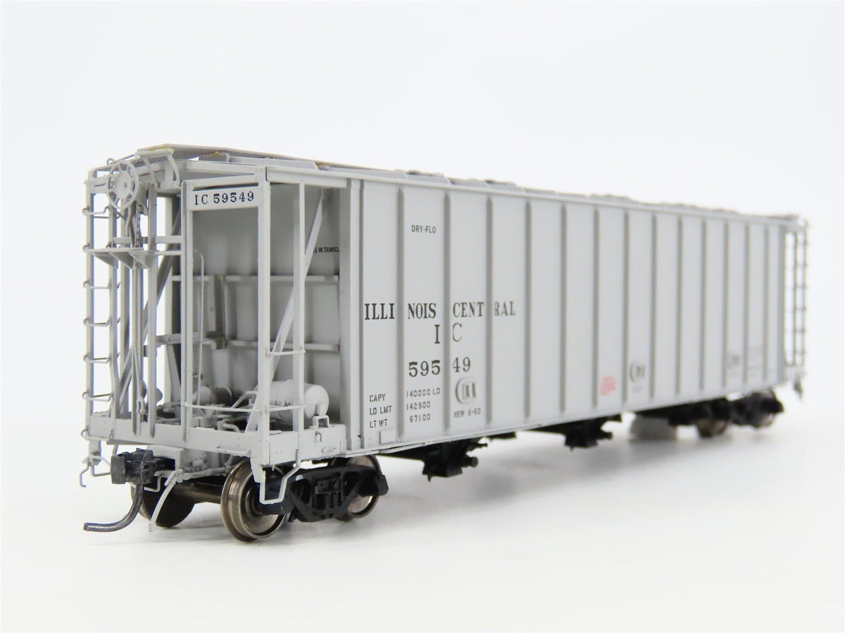 HO Scale Tangent 12012-04 IC Illinois Central Dry-Flo Covered Hopper #59549