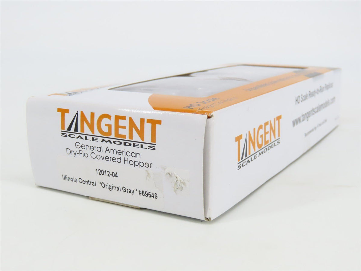 HO Scale Tangent 12012-04 IC Illinois Central Dry-Flo Covered Hopper #59549