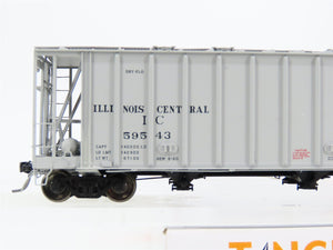 HO Scale Tangent 12012-03 IC Illinois Central Dry Flo Covered Hopper #59543
