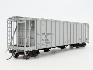 HO Scale Tangent 12012-03 IC Illinois Central Dry Flo Covered Hopper #59543