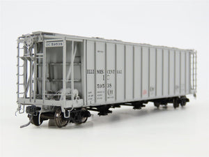 HO Scale Tangent 12012-02 IC Illinois Central Dry Flo Covered Hopper #59538