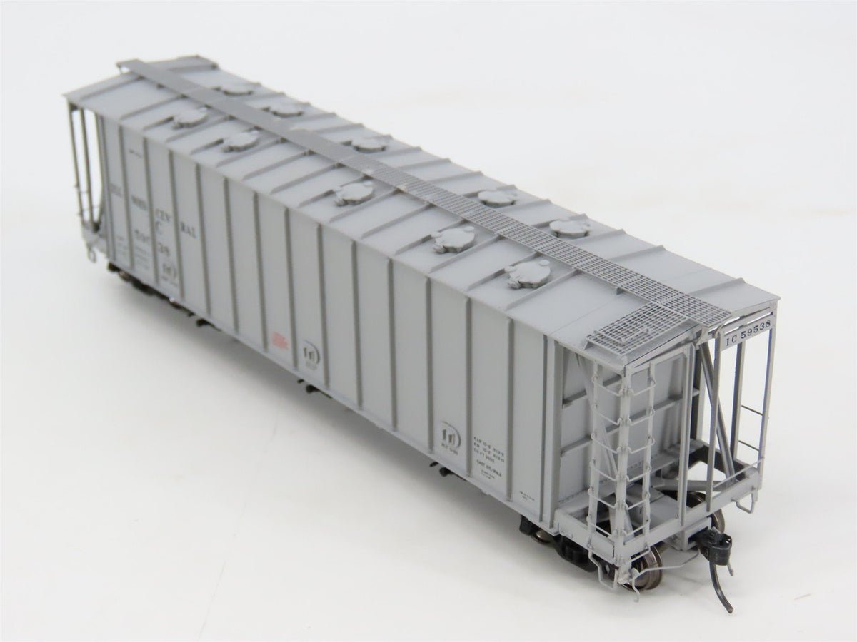 HO Scale Tangent 12012-02 IC Illinois Central Dry Flo Covered Hopper #59538