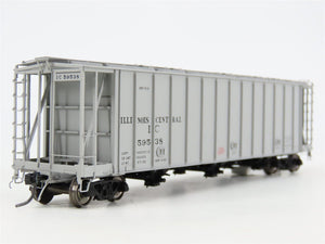 HO Scale Tangent 12012-02 IC Illinois Central Dry Flo Covered Hopper #59538