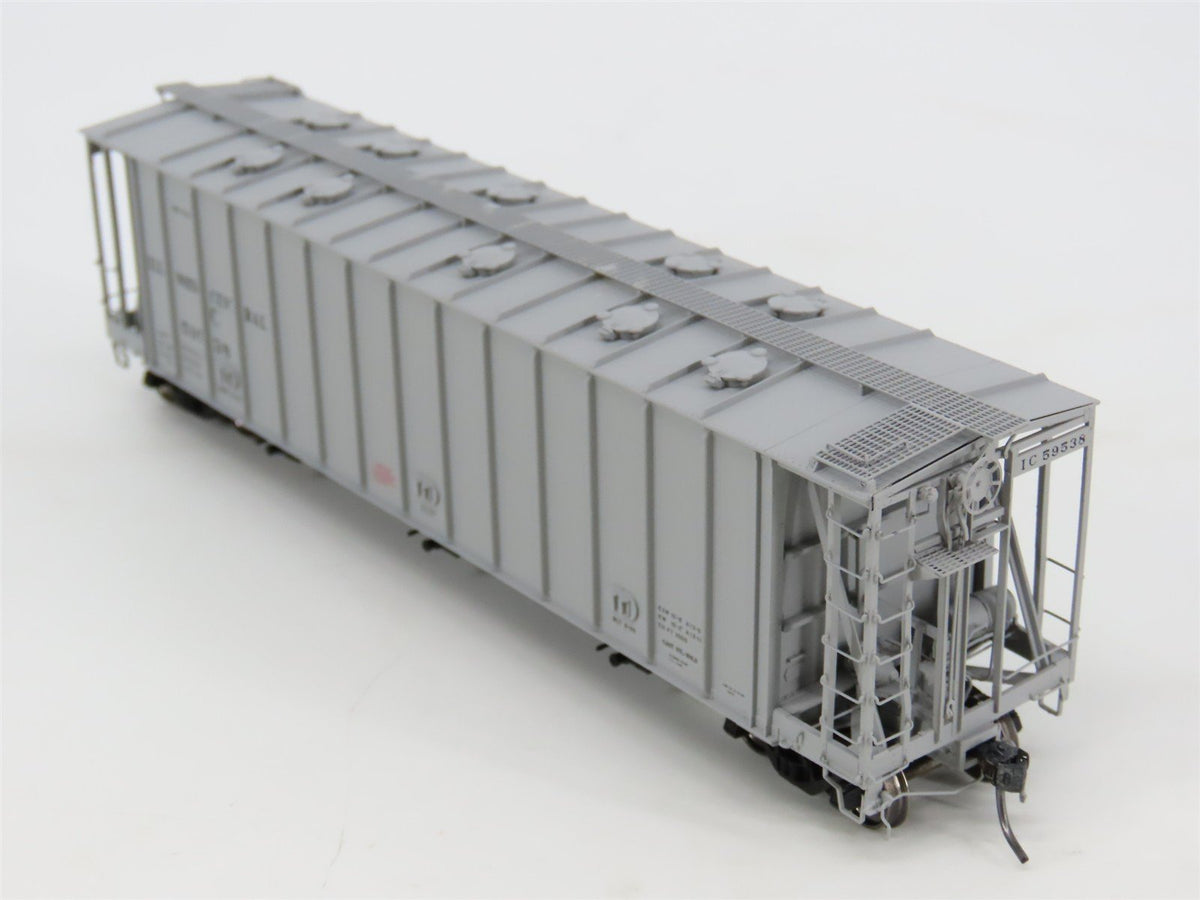 HO Scale Tangent 12012-02 IC Illinois Central Dry Flo Covered Hopper #59538