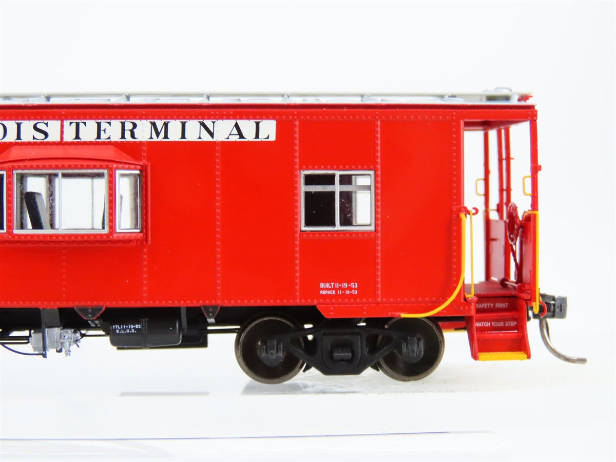 HO Scale Tangent 60116-01 ITC Illinois Terminal Bay Window Caboose #980