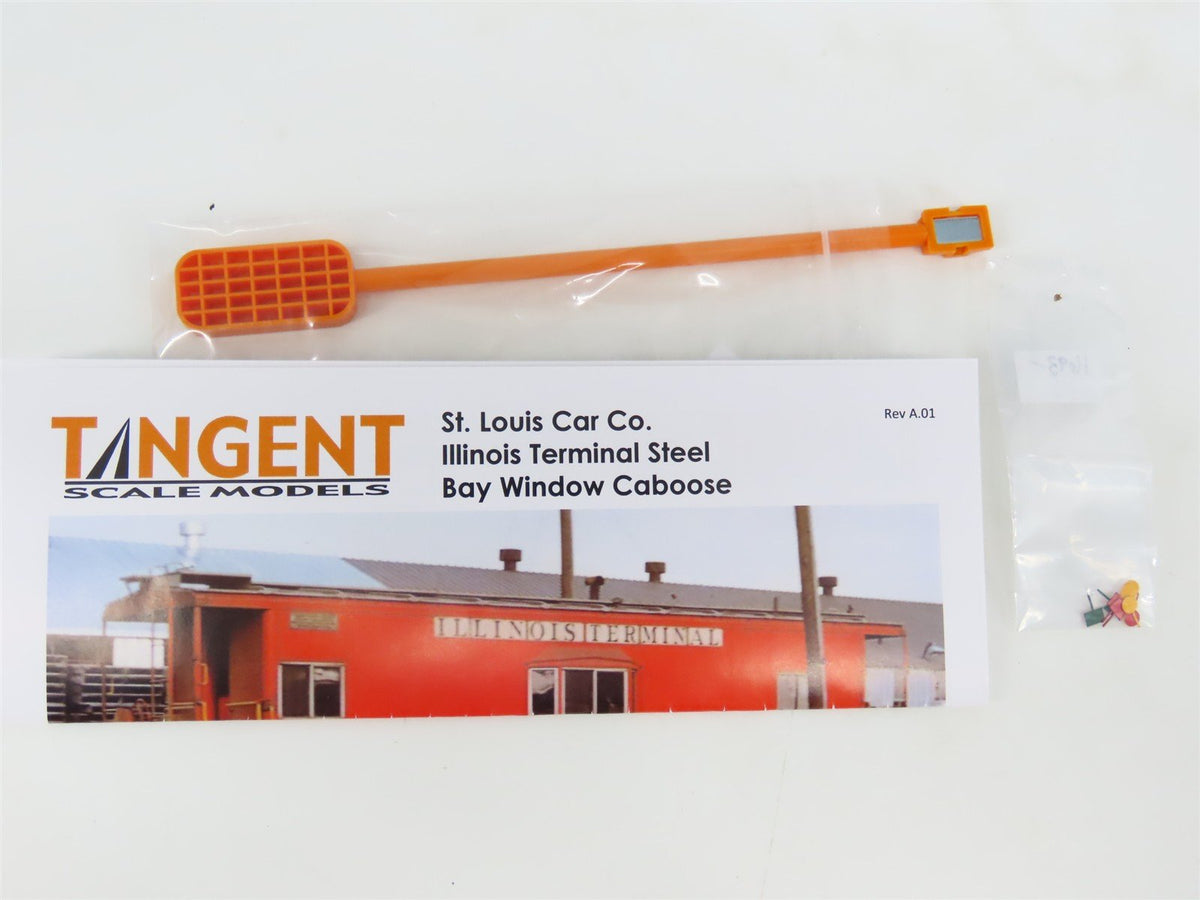 HO Scale Tangent 60116-01 ITC Illinois Terminal Bay Window Caboose #980