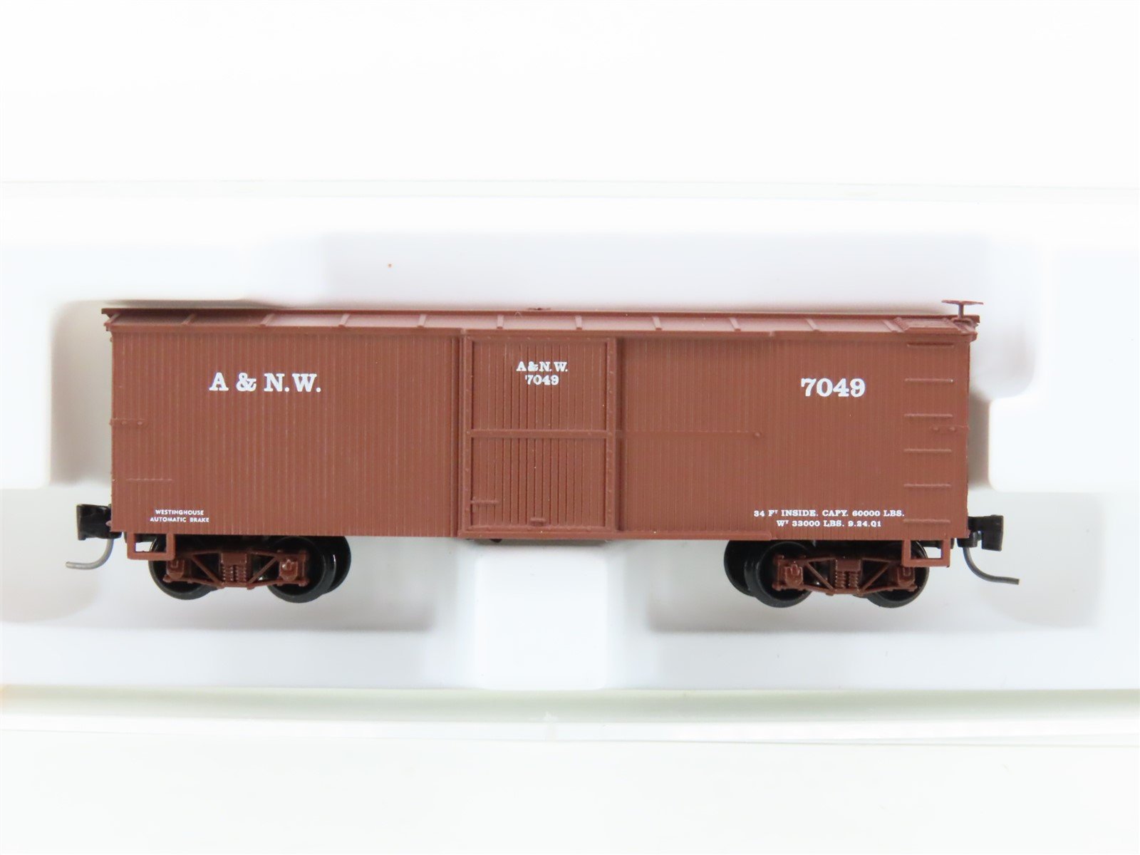 Nn3 Scale Micro-Trains MTL 15114 A&NW Austin & North Western 30' Box Car #7049