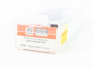 Nn3 Scale Micro-Trains MTL 15107 EBT East Broad Top 30' Wood Box Car #170