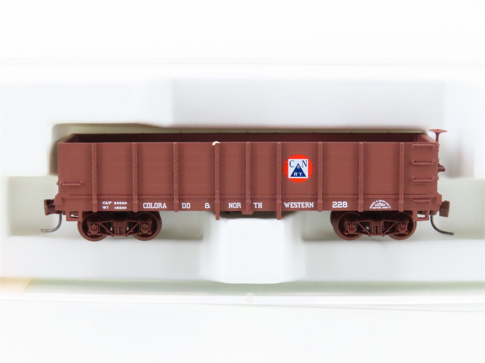 Nn3 Scale Micro-Trains MTL 15205 CNRY Colorado & North Western Gondola #228