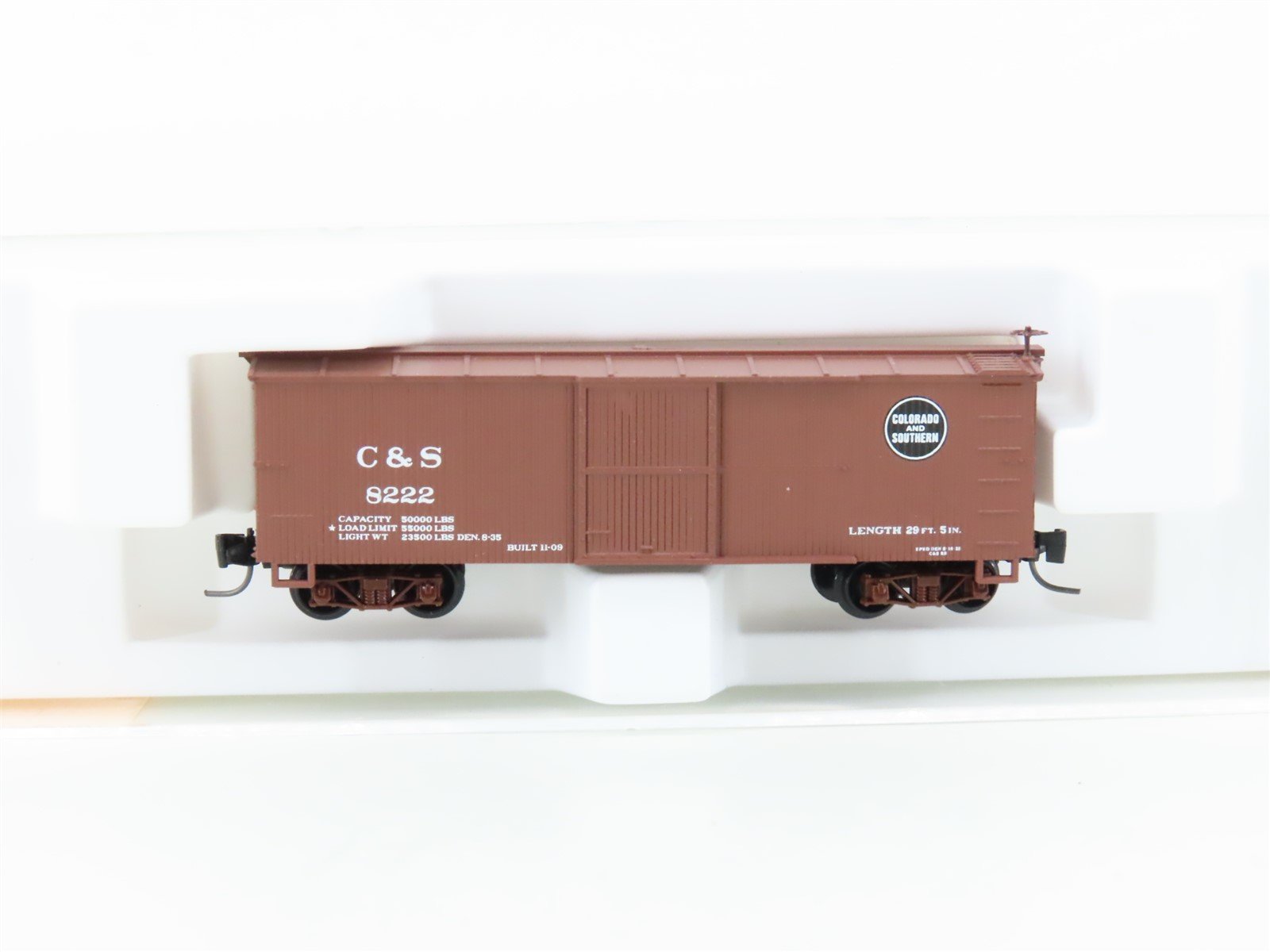 Nn3 Scale Micro-Trains MTL 15106 C&S Colorado & Southern 30' Wood Box Car #8222