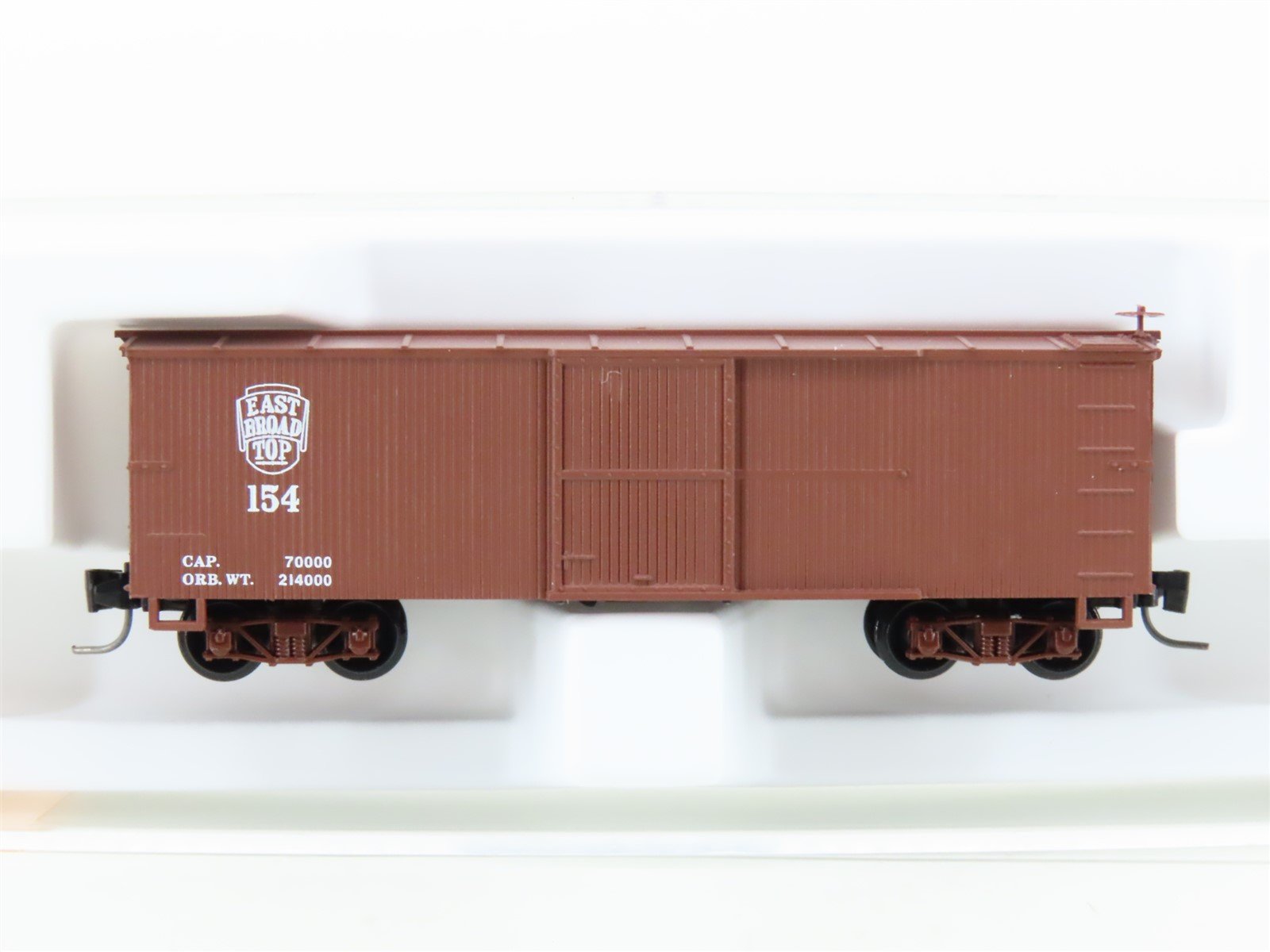 Nn3 Scale Micro-Trains MTL 15107 EBT East Broad Top 30' Wood Box Car #154