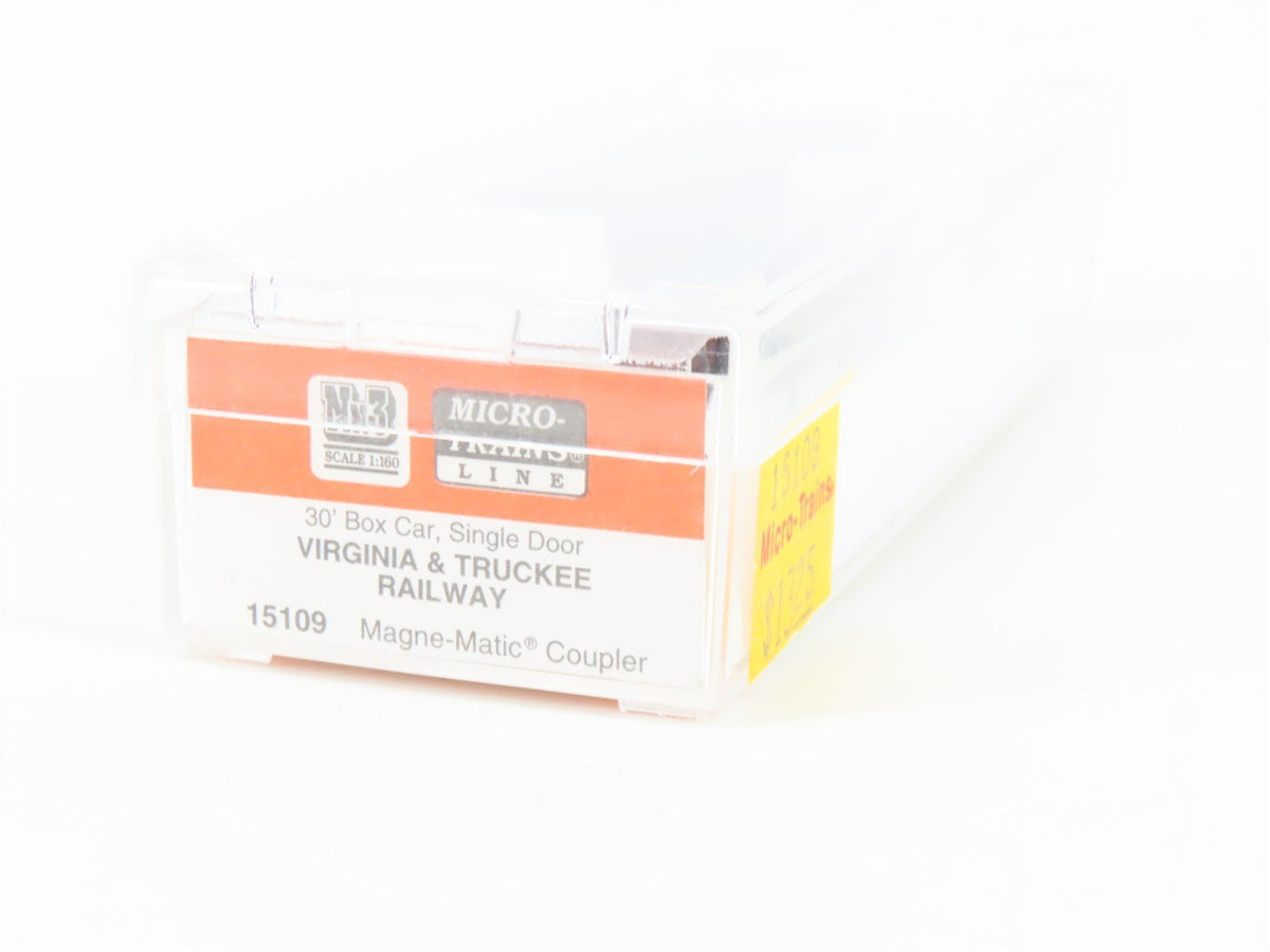 Nn3 Scale Micro-Trains MTL 15109 V&amp;TRR Virginia &amp; Truckee 30&#39; Box Car #1013