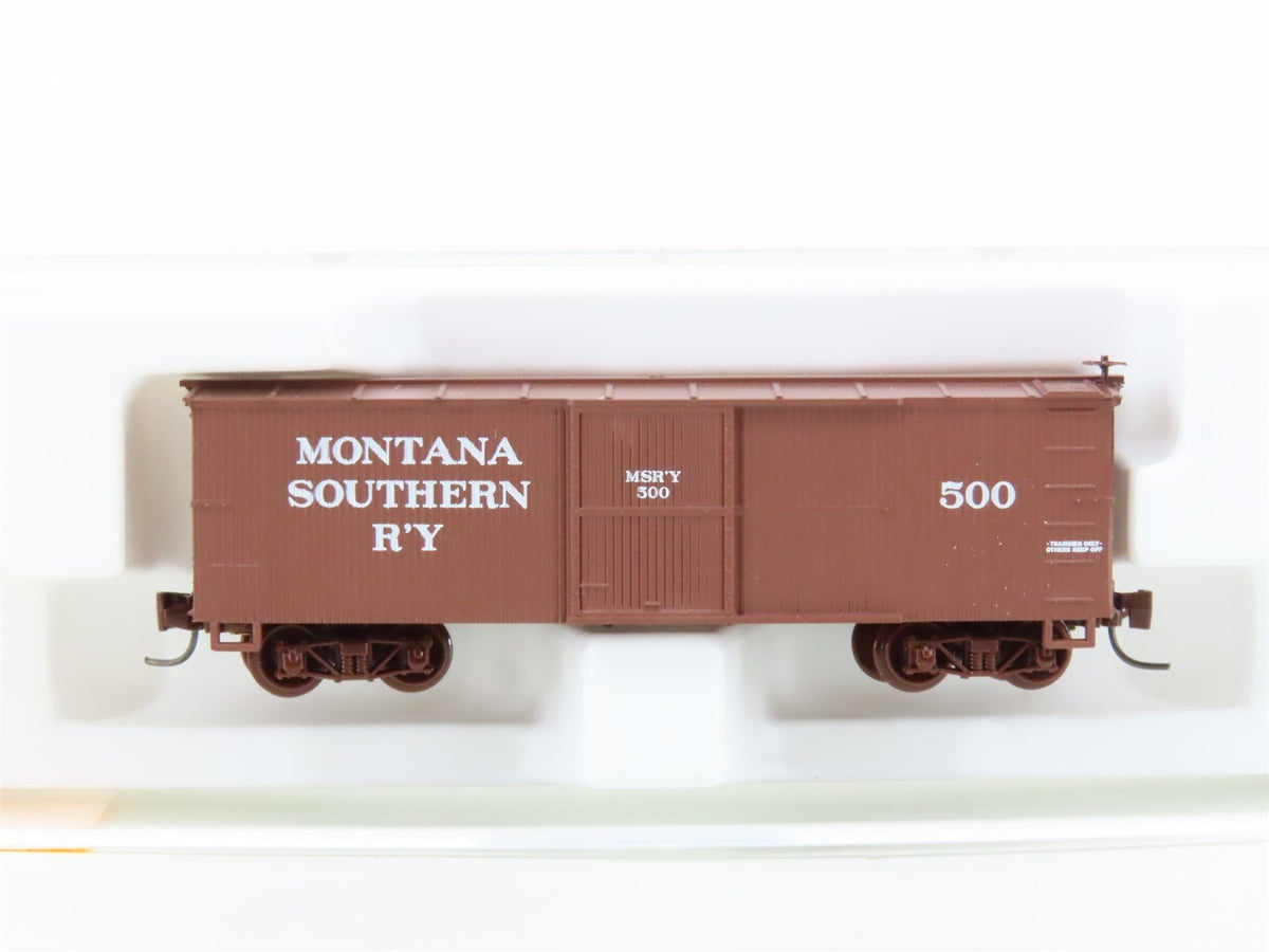 Nn3 Scale Micro-Trains MTL 15110 MSRY Montana Southern 30&#39; Wood Box Car #500