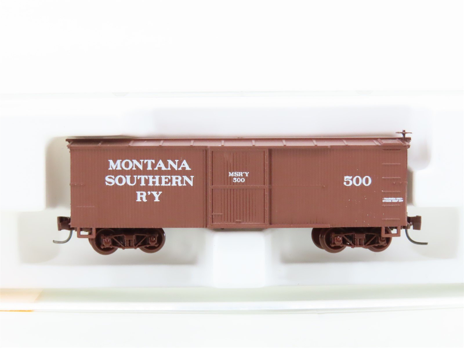 Nn3 Scale Micro-Trains MTL 15110 MSRY Montana Southern 30' Wood Box Car #500