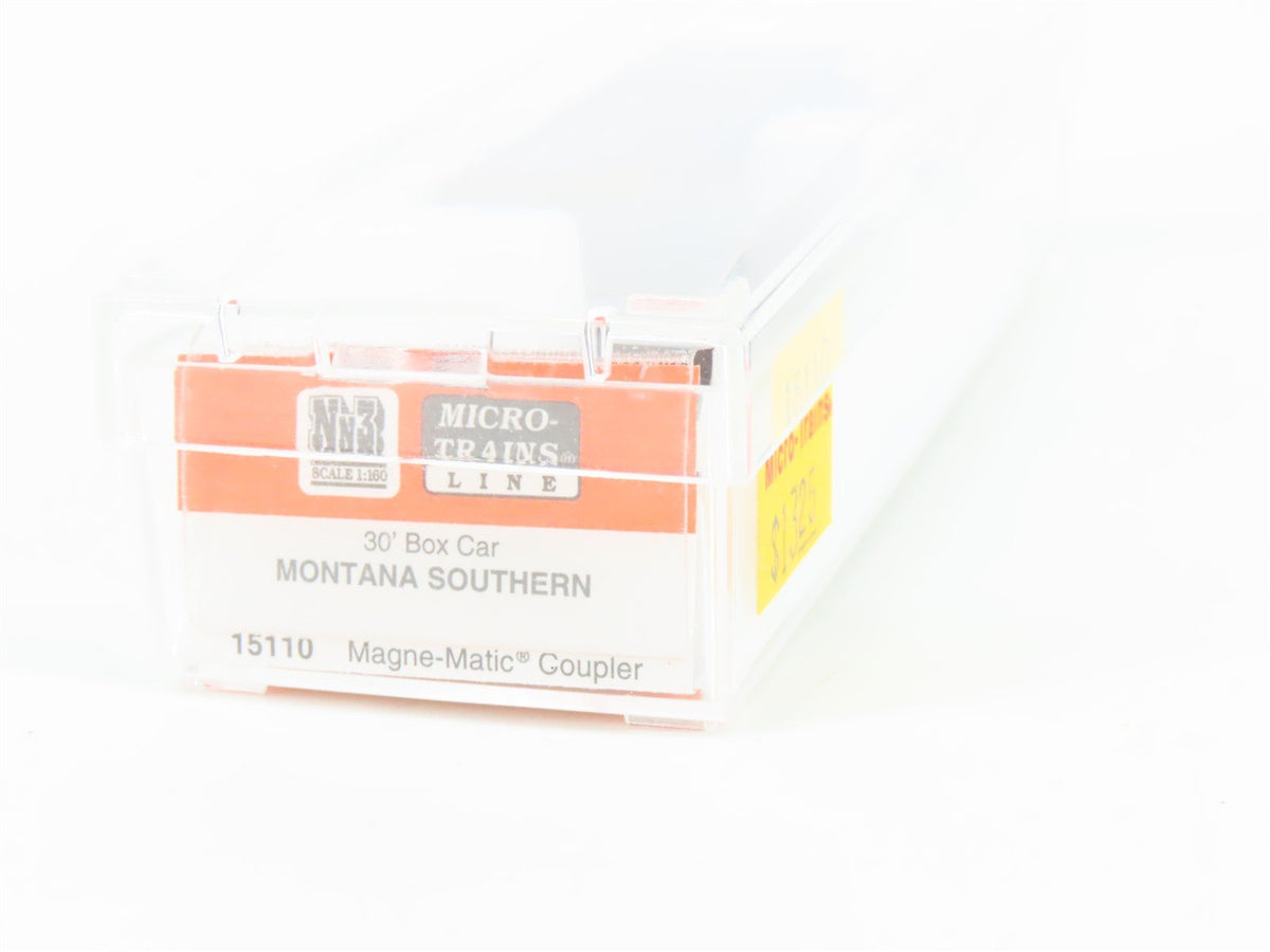 Nn3 Scale Micro-Trains MTL 15110 MSRY Montana Southern 30&#39; Wood Box Car #500
