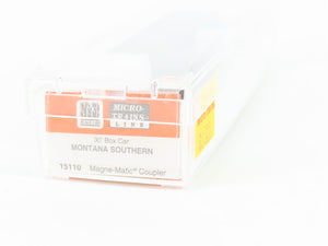 Nn3 Scale Micro-Trains MTL 15110 MSRY Montana Southern 30' Wood Box Car #500