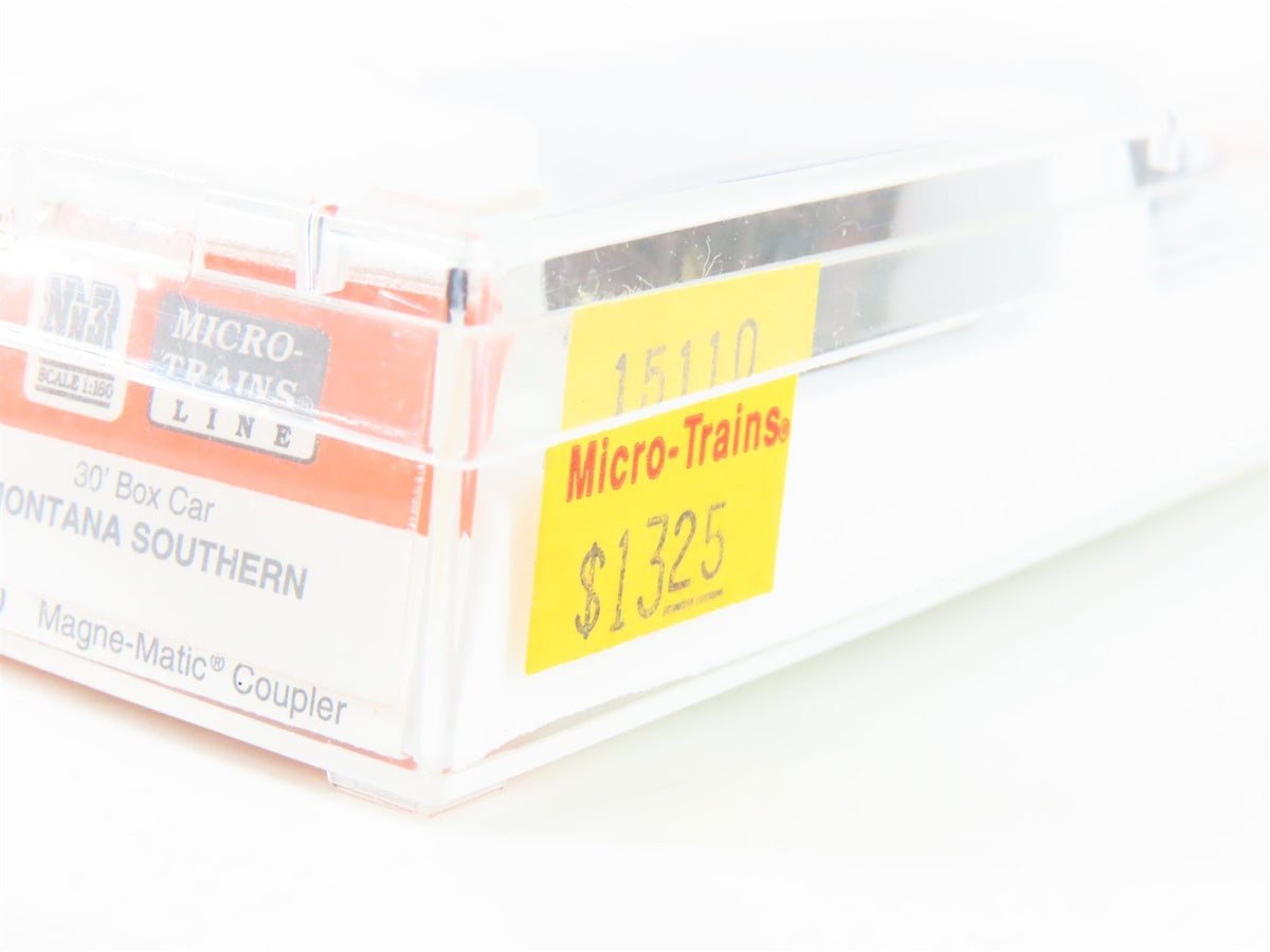 Nn3 Scale Micro-Trains MTL 15110 MSRY Montana Southern 30&#39; Wood Box Car #500