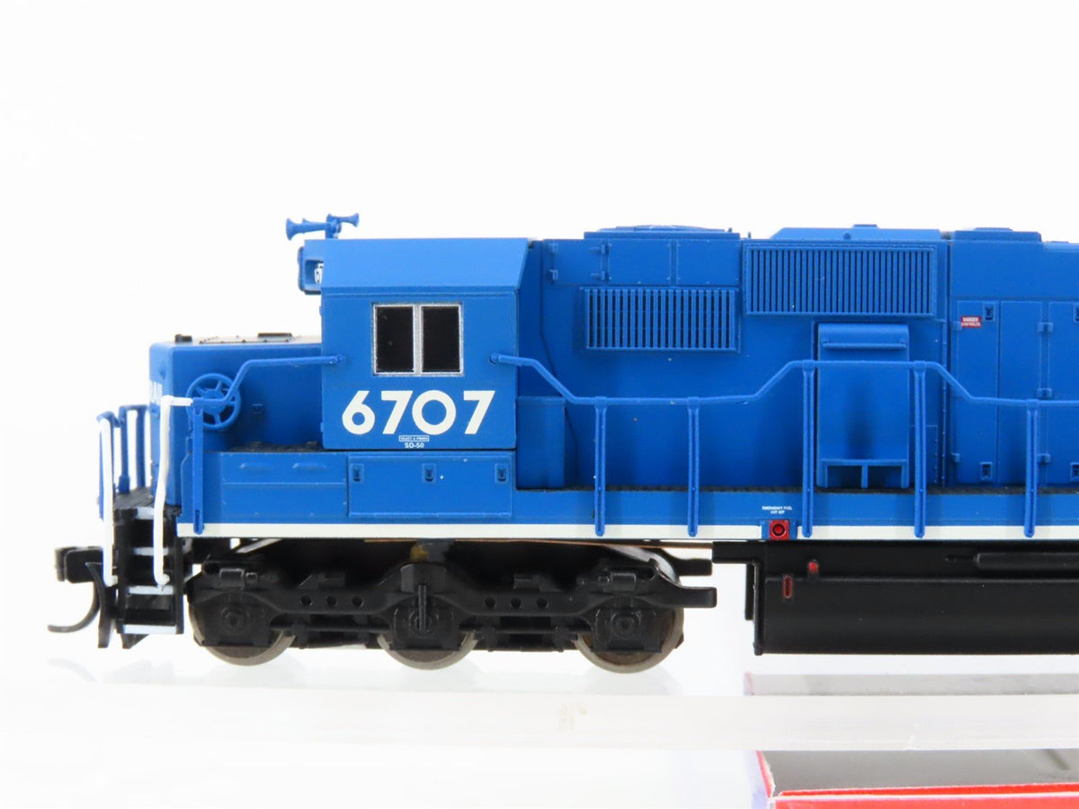 N Scale Atlas 49313 CR Conrail &quot;Troops&quot; EMD SD50 Diesel #6707 - DCC Ready