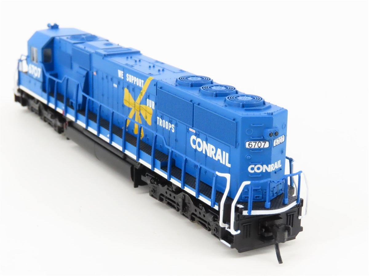 N Scale Atlas 49313 CR Conrail &quot;Troops&quot; EMD SD50 Diesel #6707 - DCC Ready