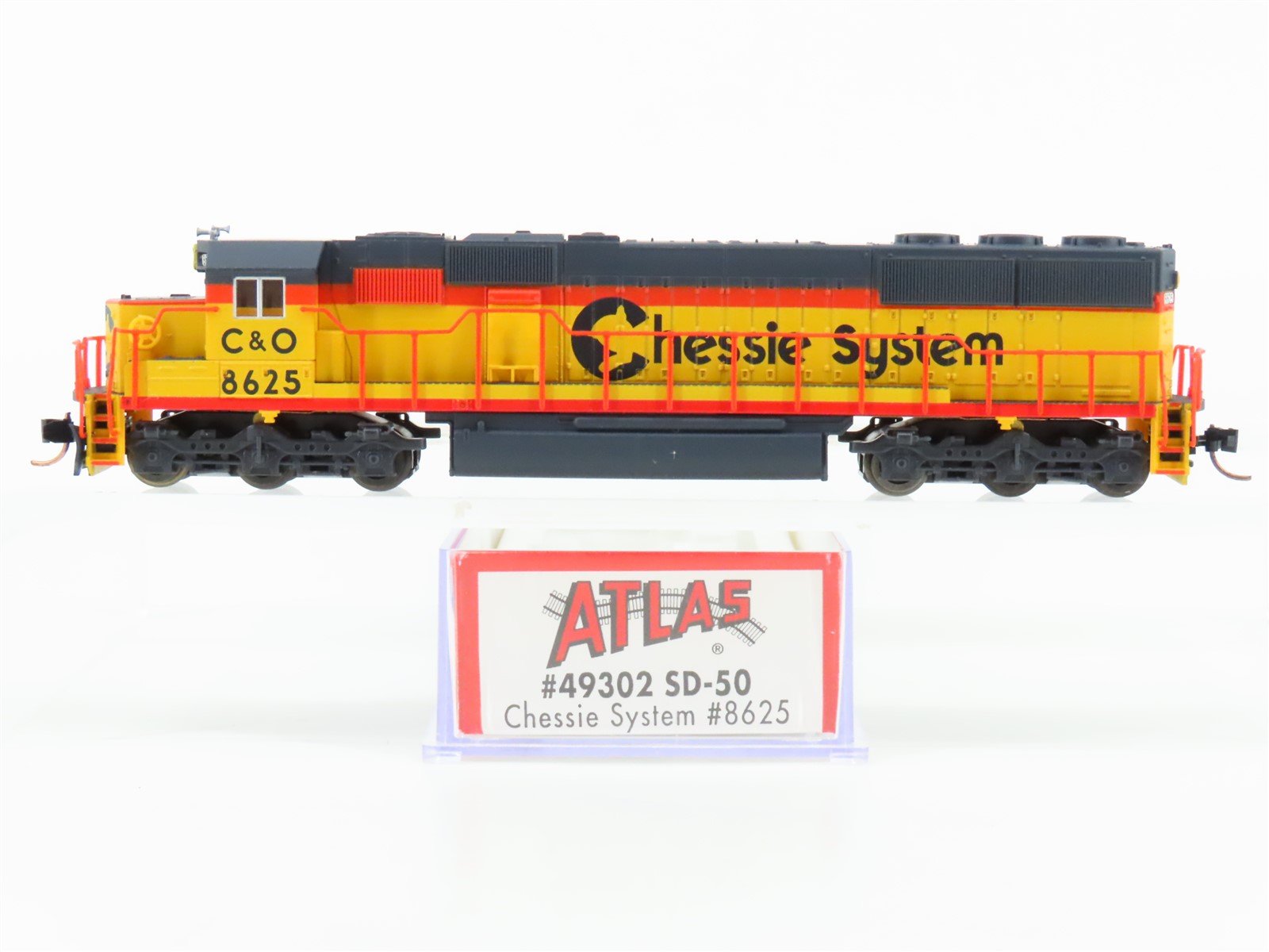 N Scale Atlas 49302 C&O Chessie System EMD SD50 Diesel #8625 - DCC Ready