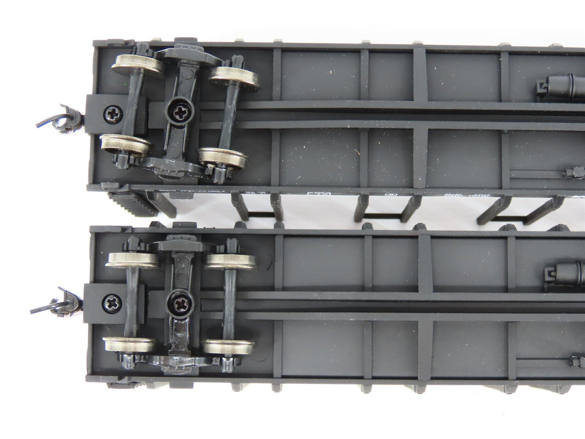 HO Walthers Goldine 932-23159 WC Wisconsin Central Pulpwood Flat Car 2 Pack