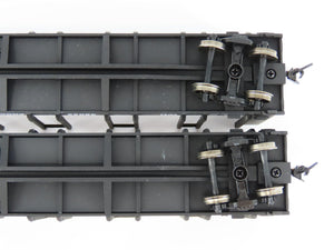 HO Walthers Goldine 932-23159 WC Wisconsin Central Pulpwood Flat Car 2 Pack