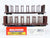 HO Walthers Goldline 932-23157 CN Pulpwood Flat Car 2 Pack Custom Weathered