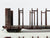HO Walthers Goldline 932-23157 CN Pulpwood Flat Car 2 Pack Custom Weathered