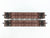 HO Walthers Goldline 932-23157 CN Pulpwood Flat Car 2 Pack Custom Weathered