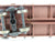 HO Walthers Goldline 932-23157 CN Pulpwood Flat Car 2 Pack Custom Weathered