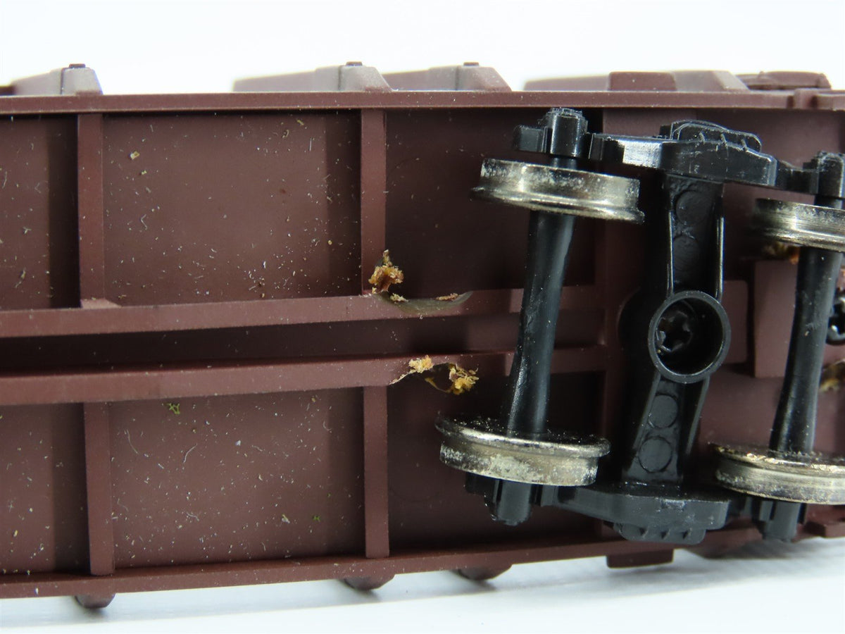 HO Walthers Goldline 932-23157 CN Pulpwood Flat Car 2 Pack Custom Weathered