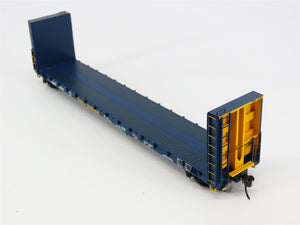 HO Scale Walthers Proto 920-104312 ONT Ontario Northland Bulkhead Flatcar #4539