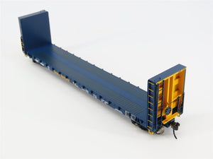 HO Scale Walthers Proto 920-104312 ONT Ontario Northland Bulkhead Flatcar #4539