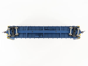 HO Scale Walthers Proto 920-104312 ONT Ontario Northland Bulkhead Flatcar #4539