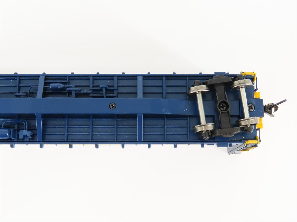 HO Scale Walthers Proto 920-104312 ONT Ontario Northland Bulkhead Flatcar #4539
