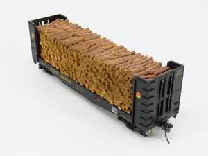 HO Scale Athearn 81482 CSX CSXT 40' Pulpwood Flat Car #403844 With Load