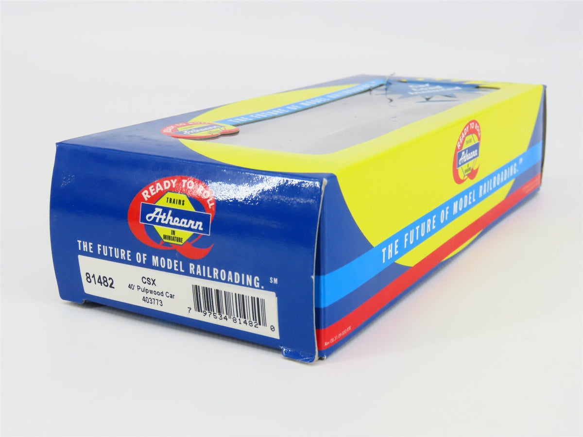 HO Scale Athearn 81482 CSX CSXT 40&#39; Pulpwood Flat Car #403844 With Load