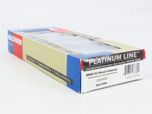 HO Scale Walthers Platinum 932-7685 CGW Chicago Great Western Wood Caboose #350