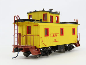 HO Walthers Platinum 932-7690 LS&I Lake Superior & Ishpeming Wood Caboose #19