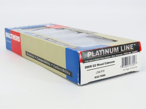 HO Walthers Platinum 932-7690 LS&I Lake Superior & Ishpeming Wood Caboose #19