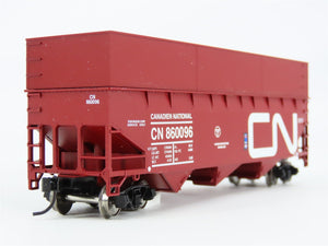 HO Scale Bowser 41959 CN Canadien National 70T Offset Woodchip Gondola #860096